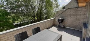Balkón nebo terasa v ubytování Côté terrasse