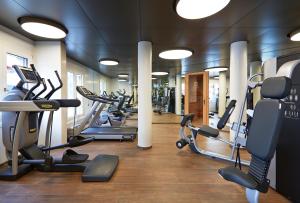 Fitness centrum a/nebo fitness zařízení v ubytování Hotel Seehof Davos