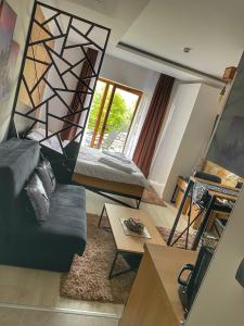 Posezení v ubytování Milmari boutique S3 lux