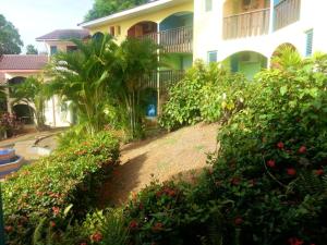 Kebun di luar Studio charmant à Sainte-Anne avec piscine privée, 25 m²