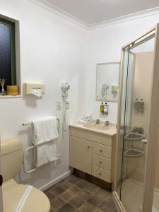 Koupelna v ubytování Aldan Lodge