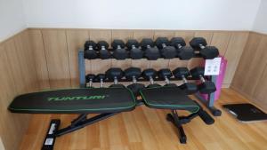 Fitness centrum a/nebo fitness zařízení v ubytování Holiday Inn Express Bengaluru Whitefield ITPL by IHG
