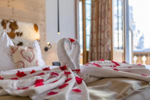 Voodi või voodid majutusasutuse Hotel Alpenruh toas
