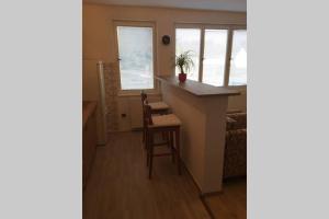 Kuchyň nebo kuchyňský kout v ubytování Apartmán se zahradou v Protivíně č.2