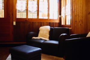 Istumisnurk majutusasutuses Gîte de Planchouet