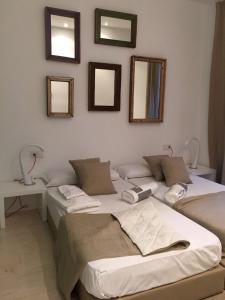 Postel nebo postele na pokoji v ubytování Impresionante ático dúplex Catalans