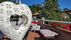 A balcony or terrace at Hotel La Pace