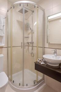 Koupelna v ubytování Hotel Aveiro Center