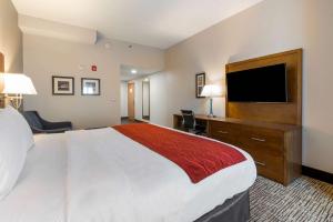 Postel nebo postele na pokoji v ubytování Comfort Inn Grove City - Columbus South