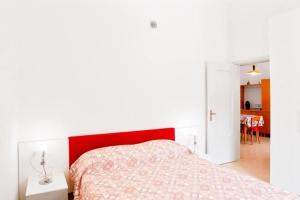 Postel nebo postele na pokoji v ubytování Borghetto Pedale