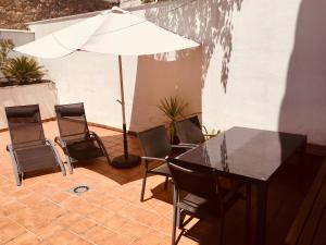 Patio alebo iná vonkajšia časť ubytovania Casa San Tomas