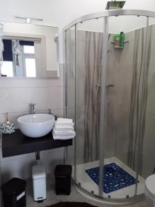 Koupelna v ubytování Casa Mina affittacamere