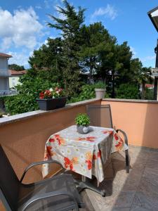 Balkón nebo terasa v ubytování Apartment close to Krk town centre