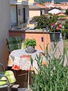 Balkón nebo terasa v ubytování Apartment close to Krk town centre