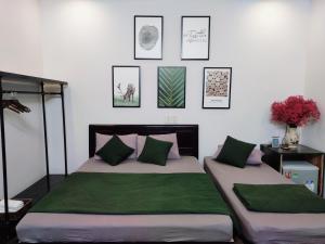 Postelja oz. postelje v sobi nastanitve Kon-Tiki DaNang Hostel