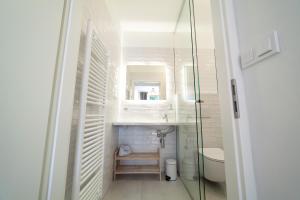 Koupelna v ubytování Apartmány Dačický 1