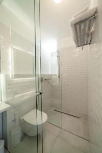 Koupelna v ubytování Apartmány Dačický 1 + 37 fotografií
