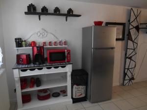 Köök või kööginurk majutusasutuses Au Nid du Thil