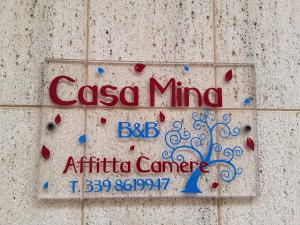 Certifikát, hodnocení, plakát nebo jiný dokument vystavený v ubytování Casa Mina affittacamere