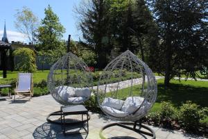 Ein Garten an der Unterkunft FOLGA - Hotel, Restauracja, Browar, SPA