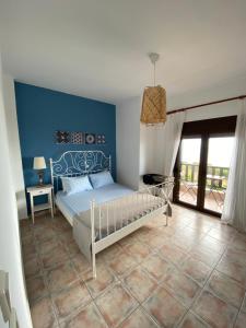 Postel nebo postele na pokoji v ubytování Sea View Villa Anastasia