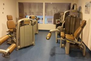 Fitness centrum a/nebo fitness zařízení v ubytování Bayerwald Appartement
