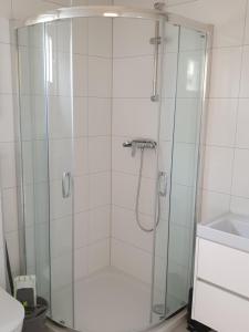 Koupelna v ubytování A&M Apartamenty