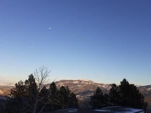 a view of snow covered trees and mountains at La Casa di Romeo in Ateleta +10 photos