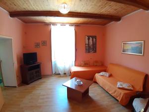 Posezení v ubytování Casa La Fonte