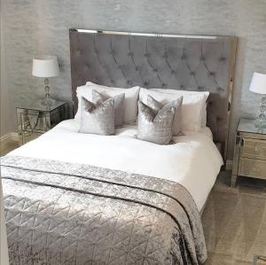 Ein Bett oder Betten in einem Zimmer der Unterkunft Hotel Platinum Barranquilla
