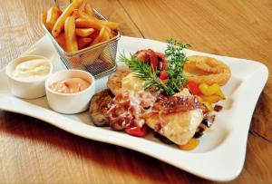 Essen im Hotel oder in der Nähe