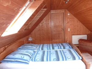 Postel nebo postele na pokoji v ubytování Ferienwohnung Radszys