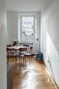 Posedenie v ubytovaní Amazing penthouse with private terrace in Trastevere