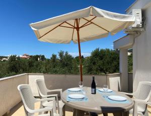 Balkón nebo terasa v ubytování Apartments Pijaza