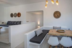 Гостиная зона в Beachside Villa Agios Sostis