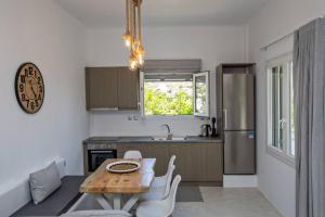 Кухня или мини-кухня в Beachside Villa Agios Sostis

