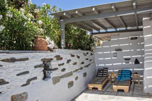 Гостиная зона в Beachside Villa Agios Sostis