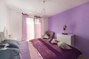 Postel nebo postele na pokoji v ubytování Apartment Caluna