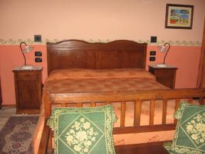 Cama o camas de una habitación en Casa del Contrabbandiere
