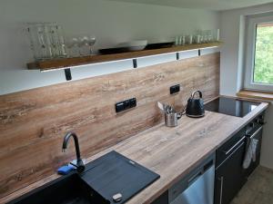 Köök või kööginurk majutusasutuses Apartmány Svatá