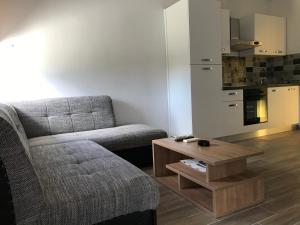 Kuchyň nebo kuchyňský kout v ubytování Apartments Lena