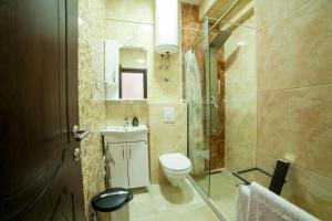 A bathroom at Sole Mio