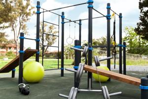 Fitness centrum a/nebo fitness zařízení v ubytování Sun 'n Chill, Boutique Apartments & Beach Villa