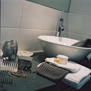 Kylpyhuone majoituspaikassa Chambreplus Kriski
