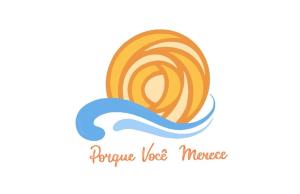 un logo pour un centre de massage à vagues dans l'établissement Porque Você Merece, à Quarteira