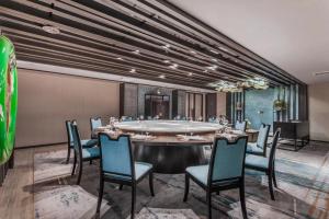 Posezení v ubytování Qingdao Treasure Hotel