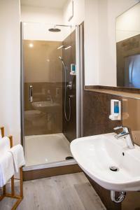 Koupelna v ubytování City Hotel Bamberg + 37 fotografií