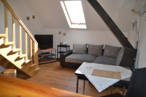 Posezení v ubytování Ferienwohnung Hummel