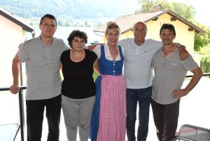 Hostia v ubytovaní Seehaus "Kärnten Inn" mit direktem Seezugang und E-Ladestation