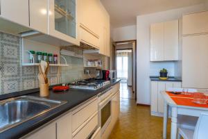 Kuchyň nebo kuchyňský kout v ubytování ZIA DINA APARTMENT